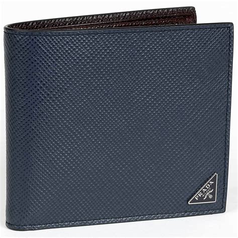 prada wallet glossy leather mens wallet|prada men wallet price.